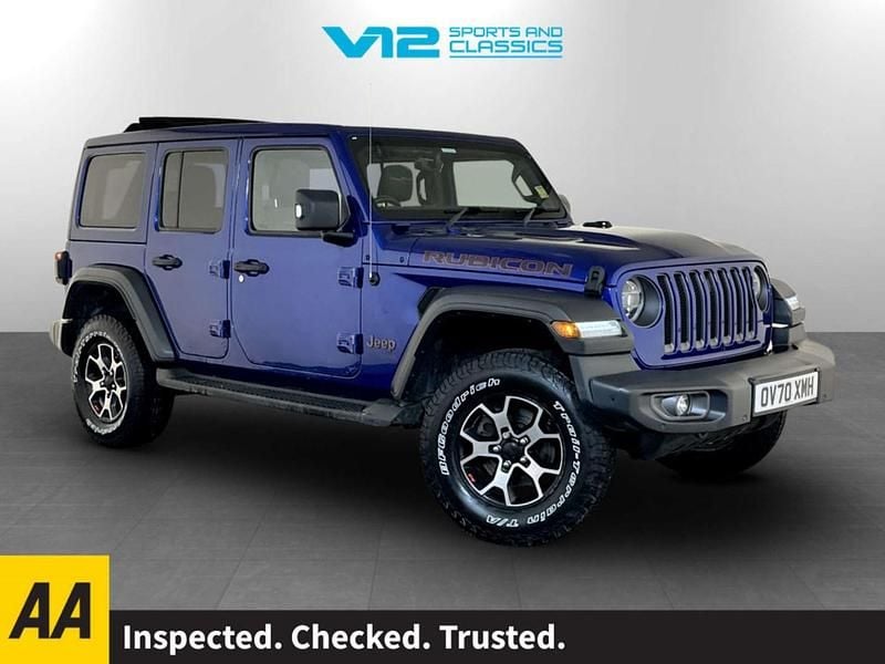 Used Jeep Wrangler Rubicon 2020 Blue SUV