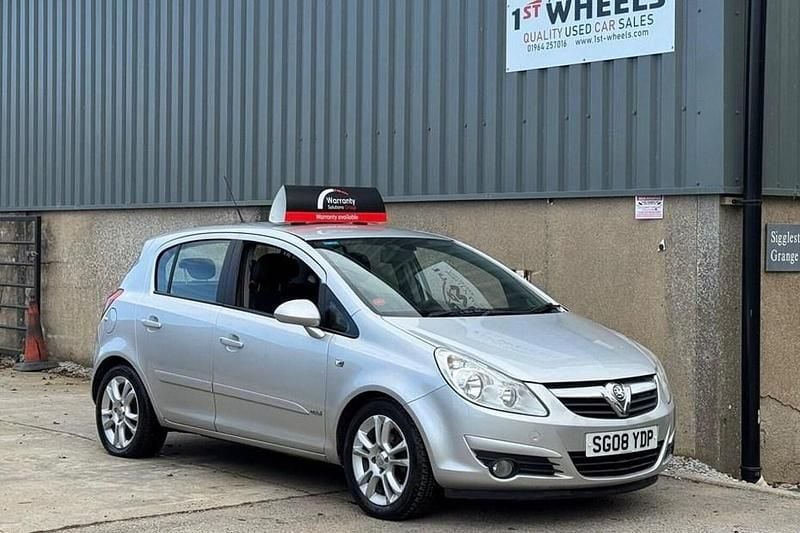 Silver Used 2008 Vauxhall Corsa Design Edition Hatchback | £2,995 (Good price) - Image 1/1