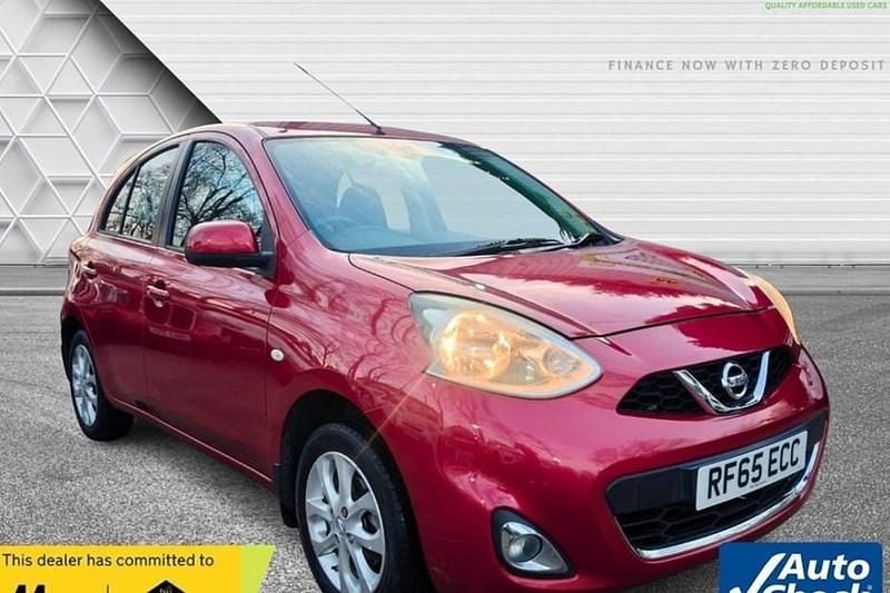 Used Nissan Micra Acenta 80 HP (58 kW) 2015 Red Hatchback