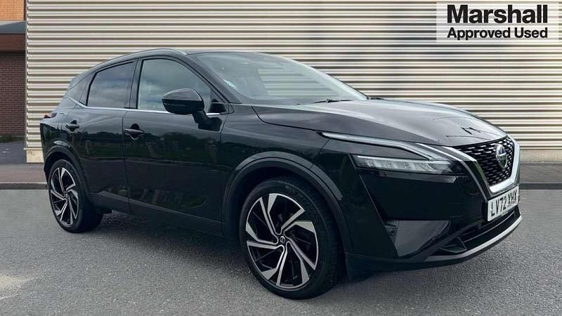 Black Used 2022 Nissan Qashqai Tekna+ SUV | £21,690 (A bit pricey) - Image 1/4