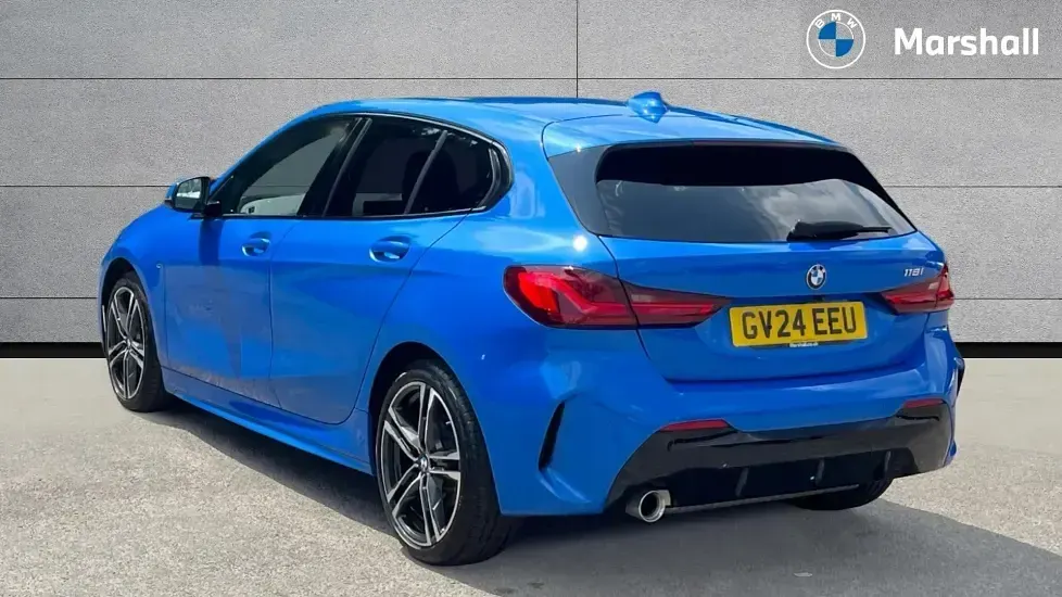 Used BMW 118 M Sport 136 HP (100 kW) 2024 Blue Hatchback