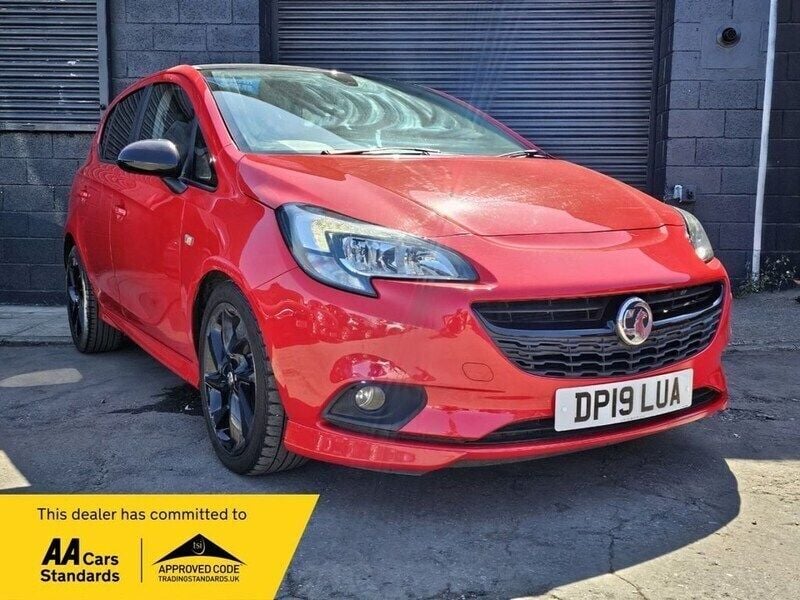 Red Used 2019 Vauxhall Corsa SRi Hatchback | £6,980 (Fair price) - Image 1/4