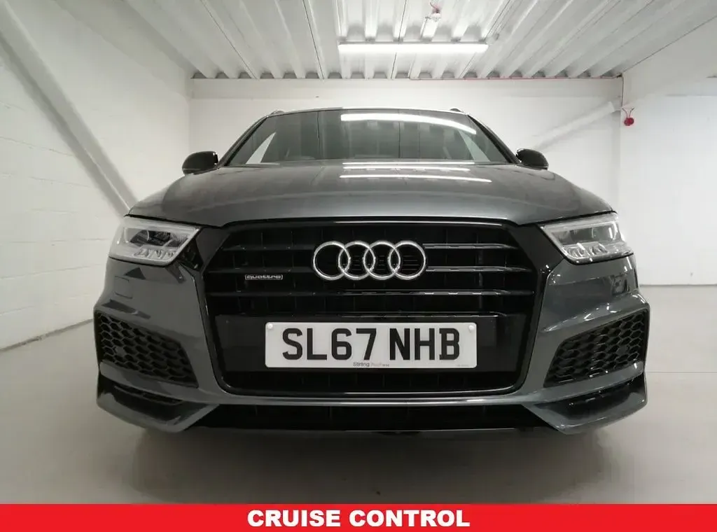 Used Audi Q3 Black Edition 150 HP (110 kW) 2017 Grey SUV
