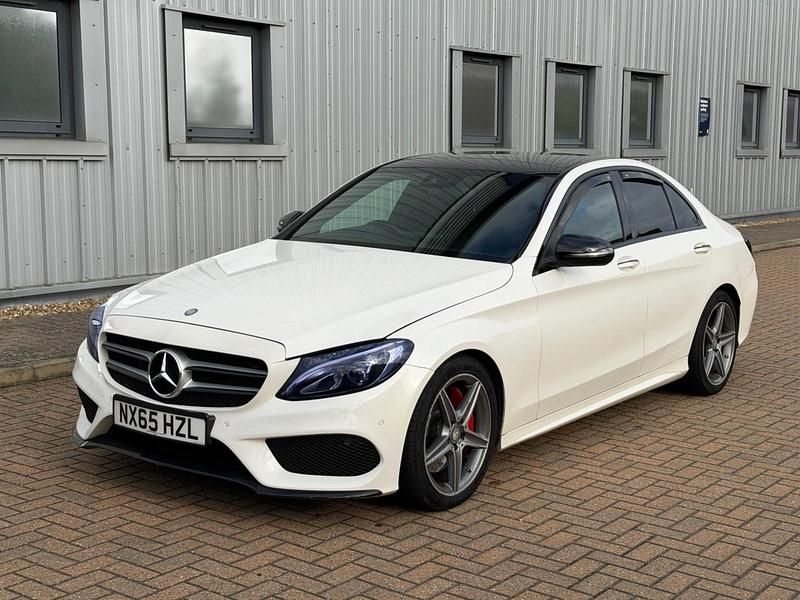 Used Mercedes C250 AMG Line Premium Plus 204 HP (150 kW) 2015 White Sedan