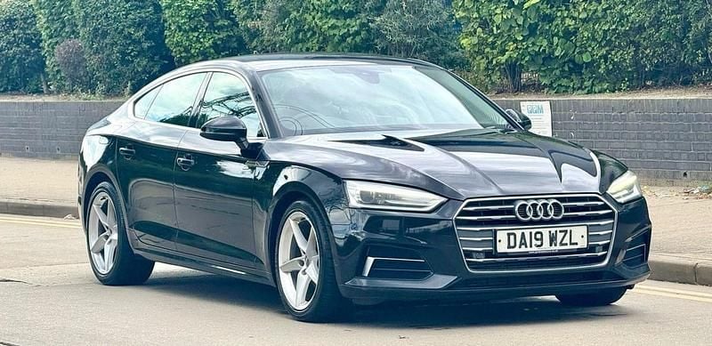 Black Used 2019 Audi A5 Sportback Sport Hatchback | £10,900 (Fair price) - Image 1/4