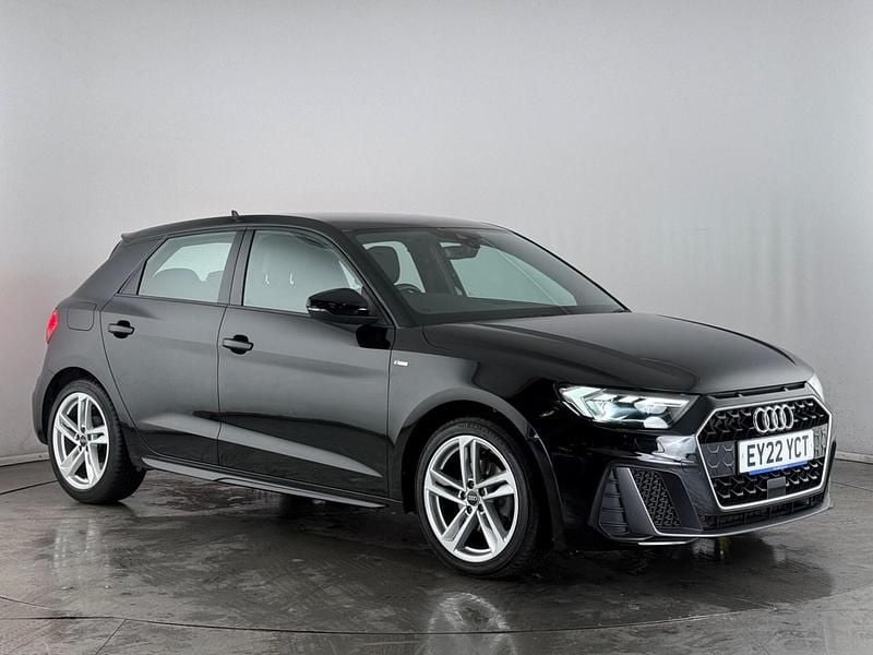 Used Audi A1 Sportback S-Line 150 HP (110 kW) 2022 Black Hatchback
