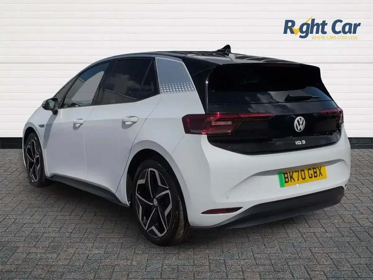 Used VW ID.3 Pro 150 kW (204 HP) 2020 White Hatchback
