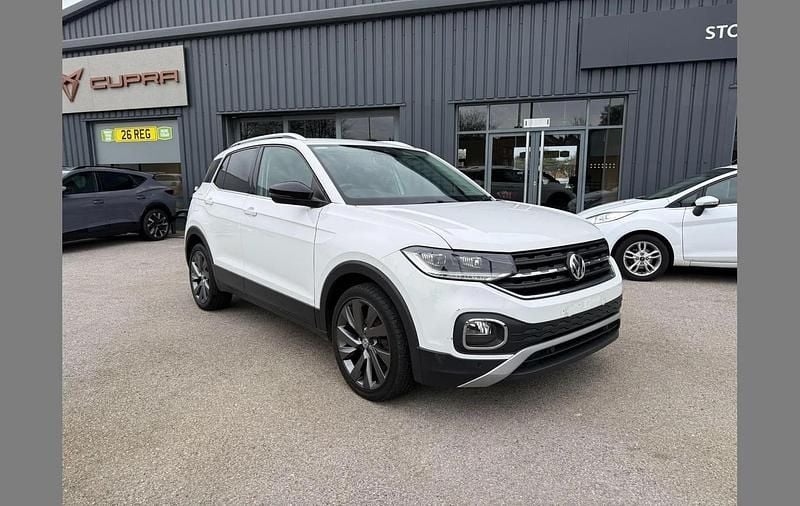 Used VW T-Cross Edition 115 HP (84 kW) 2019 White SUV