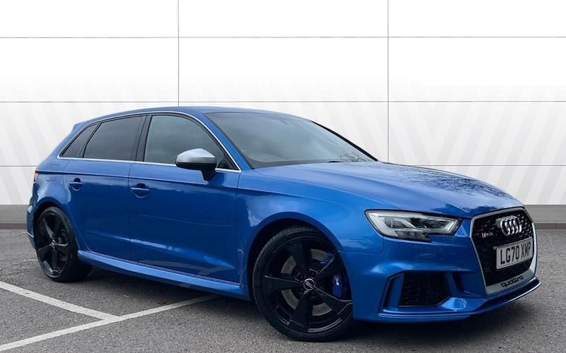 Used Audi RS3 Sport 400 HP (294 kW) 2019 Blue Sedan
