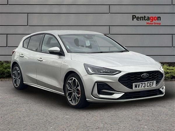 Silver Used 2023 Ford Focus ST-Line X Hatchback | £19,495 (A bit pricey) - Image 1/4