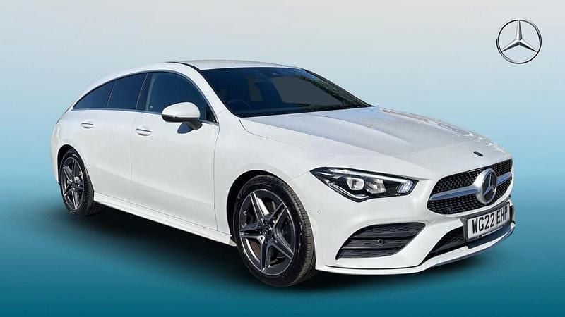 White Used 2022 Mercedes CLA200 AMG Line Premium Estate | £22,295 (Fair price) - Image 1/4