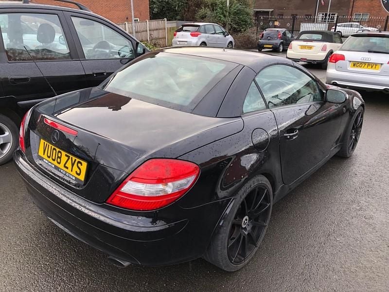 Used Mercedes SLK200 2008 Black metallic Cabriolet