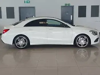 Used Mercedes CLA220 AMG line 177 HP (130 kW) 2016 White Coupe