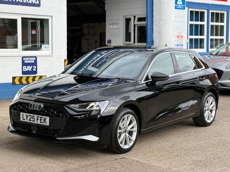 Brilliant black Used 2025 Audi A3 Sport Hatchback | £25,995 (Fair price) - Image 1/4