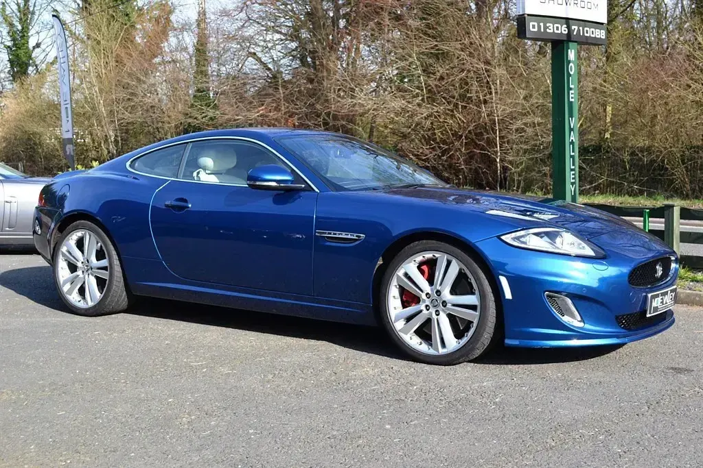 Used Jaguar XKR Supercharged 510 HP (375 kW) 2012 Kynate blue Coupe