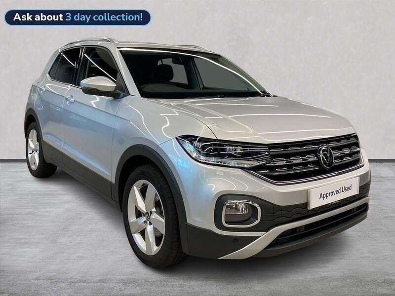 Silver Used 2022 VW T-Cross SEL SUV | £18,949 (Fair price) - Image 1/4