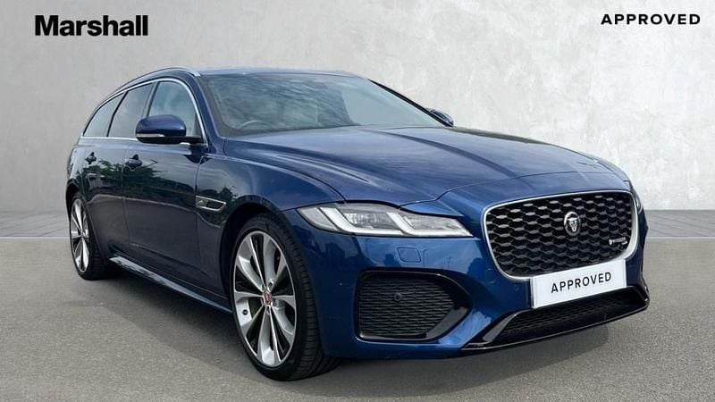 Blue Used 2025 Jaguar XF R-Dynamic Sedan | £30,915 - Image 1/4