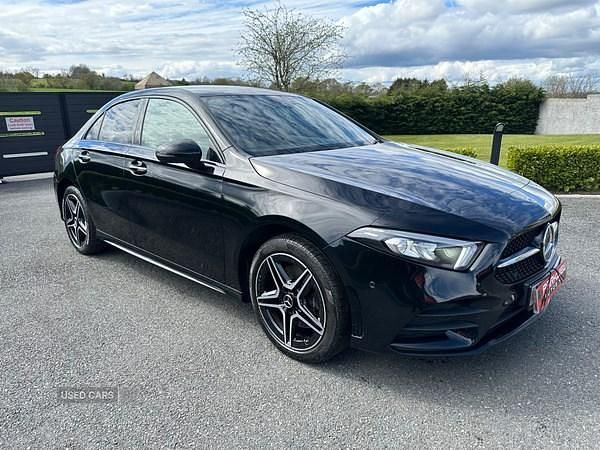 Black Used 2022 Mercedes A250 AMG Line Premium Sedan | £16,995 (Fair price) - Image 1/4