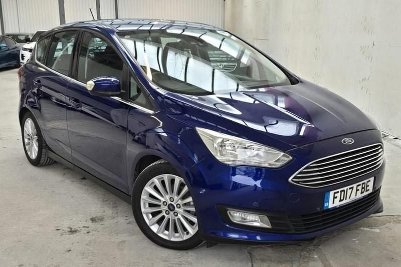 Used Ford C-MAX Titanium 125 HP (91 kW) 2017 Blue MPV
