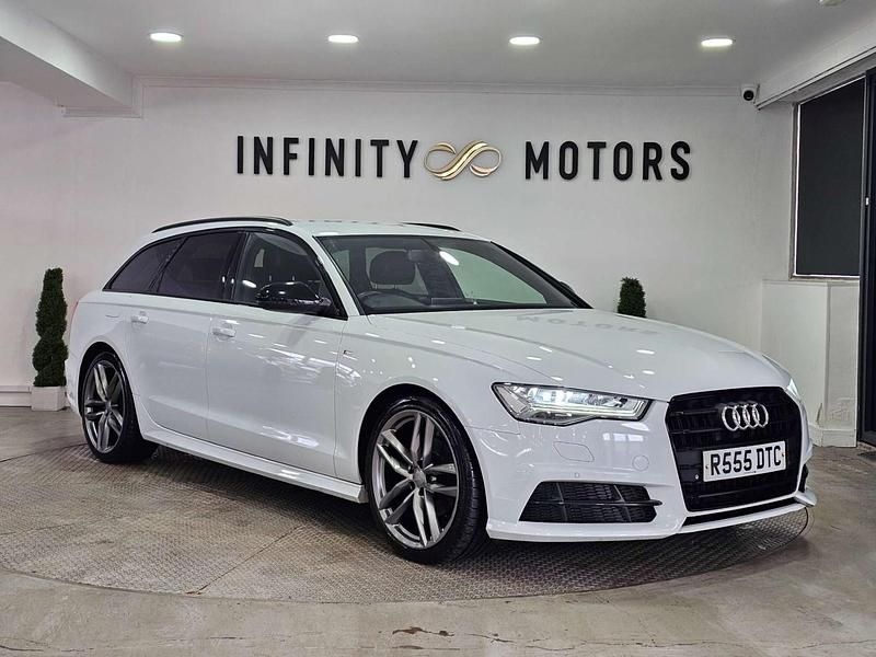 Used Audi A6 Black Edition 190 HP (139 kW) 2018 White Estate