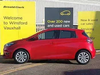 Used Renault Zoe Iconic 100 kW (136 HP) 2021 Red Hatchback