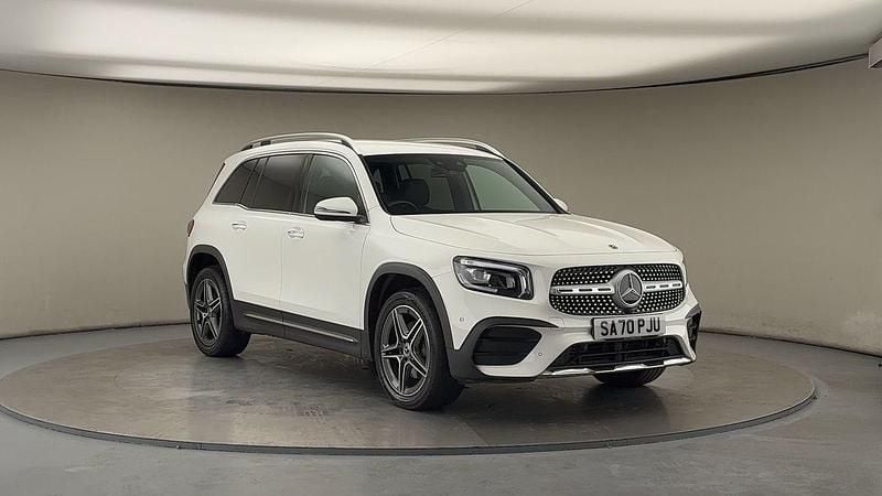 Polar white Used 2020 Mercedes GLB200 AMG line SUV | £24,700 (Fair price) - Image 1/4