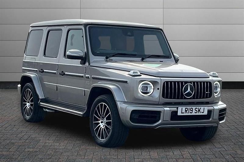 Used Mercedes G63 AMG 585 HP (430 kW) 2019 Mojave silver SUV
