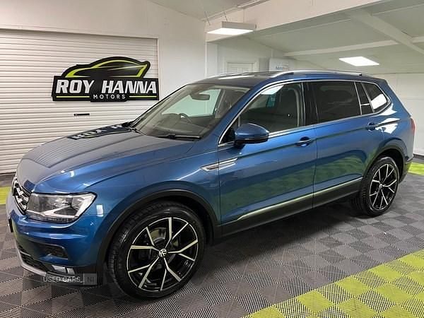 Blue Used 2018 VW Tiguan Allspace SE SUV | £16,495 (A bit pricey) - Image 1/4