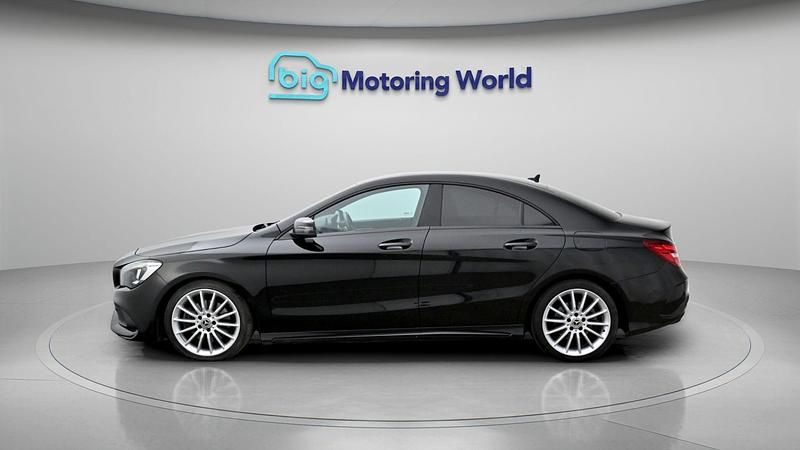 Used Mercedes CLA220 AMG line 170 HP (125 kW) 2018 Black Sedan