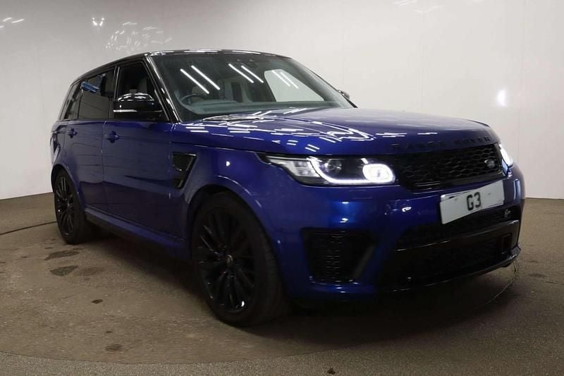 Blue Used 2017 Land Rover Range Rover Sport SVR SUV | £29,995 (Super price) - Image 1/2