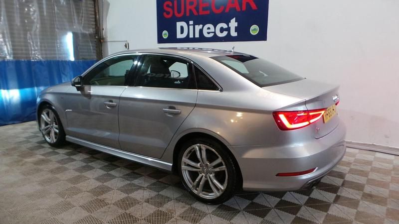 Used Audi A3 S-Line 150 HP (110 kW) 2015 Silver Sedan