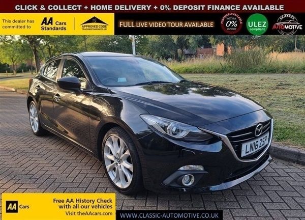 Black Used 2016 Mazda 3 Inclusive Hatchback | £6,995 (Fair price) - Image 1/1