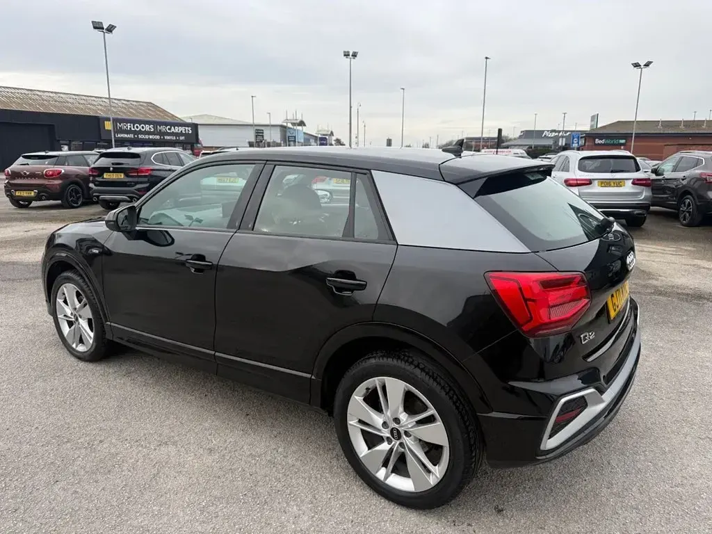 Begagnad Audi Q2 S-Line 150 HK (110 kW) 2021 Svart SUV