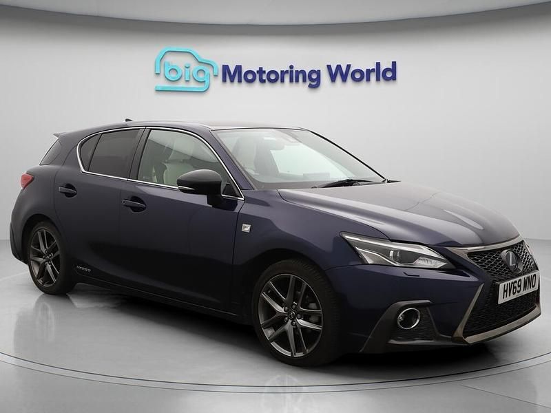 Blue Used 2019 Lexus CT200h Sport Line Hatchback | £15,212 (Fair price) - Image 1/4