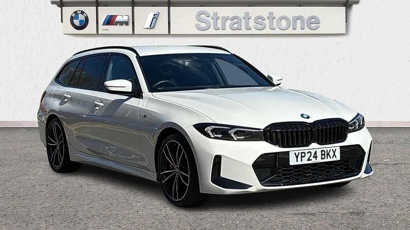 White Used 2024 BMW 320 M Sport Estate | £32,250 (Fair price) - Image 1/3