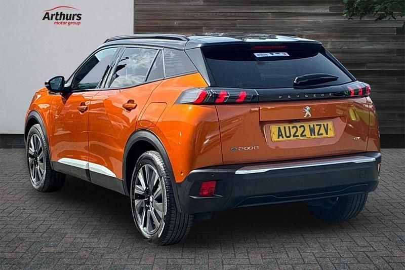 Used Peugeot e-2008 Premium 98 kW (134 HP) 2022 Orange SUV
