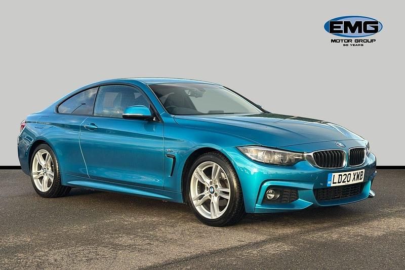 Blue Used 2020 BMW 420 M Sport Coupe | £16,190 (Fair price) - Image 1/3