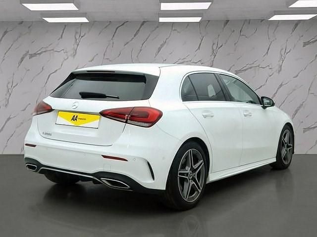 Used Mercedes A200 AMG line 163 HP (119 kW) 2020 White Hatchback