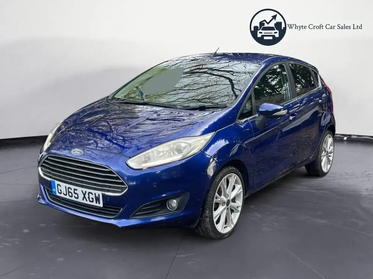 Used Ford Fiesta Titanium 2015 Blue Hatchback