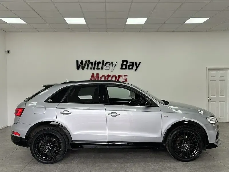 Used Audi Q3 Black Edition 150 HP (110 kW) 2018 Silver SUV