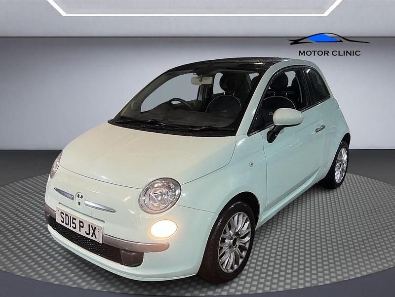 Green Used 2015 Fiat 500 Lounge Hatchback | £2,695 (Super price) - Image 1/4