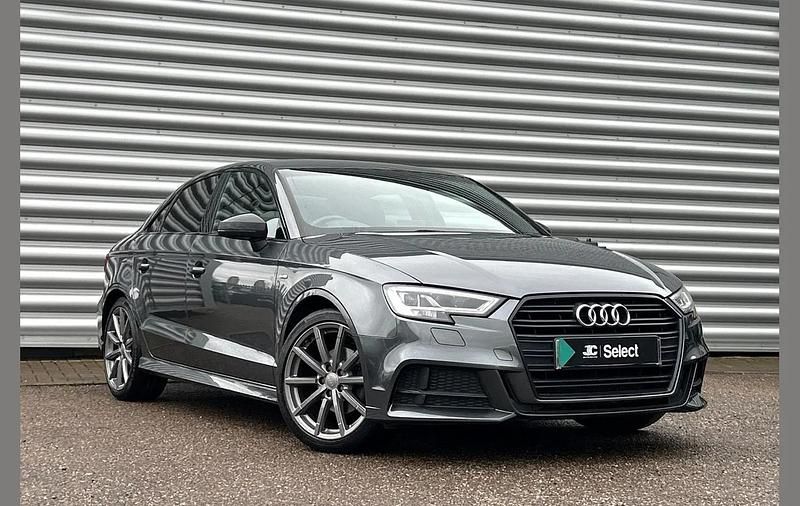 Used Audi A3 Black Edition 147 HP (108 kW) 2017 Grey Sedan