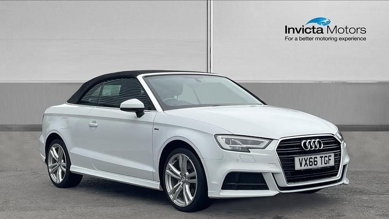 Used Audi A3 S-Line 190 HP (139 kW) 2016 White Cabriolet