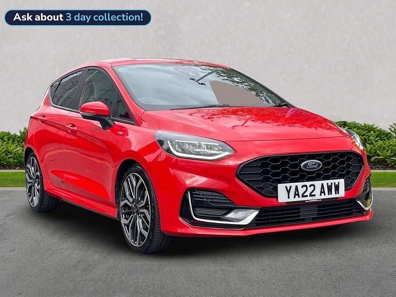 Red Used 2022 Ford Fiesta ST-Line Hatchback | £14,195 (Fair price) - Image 1/4