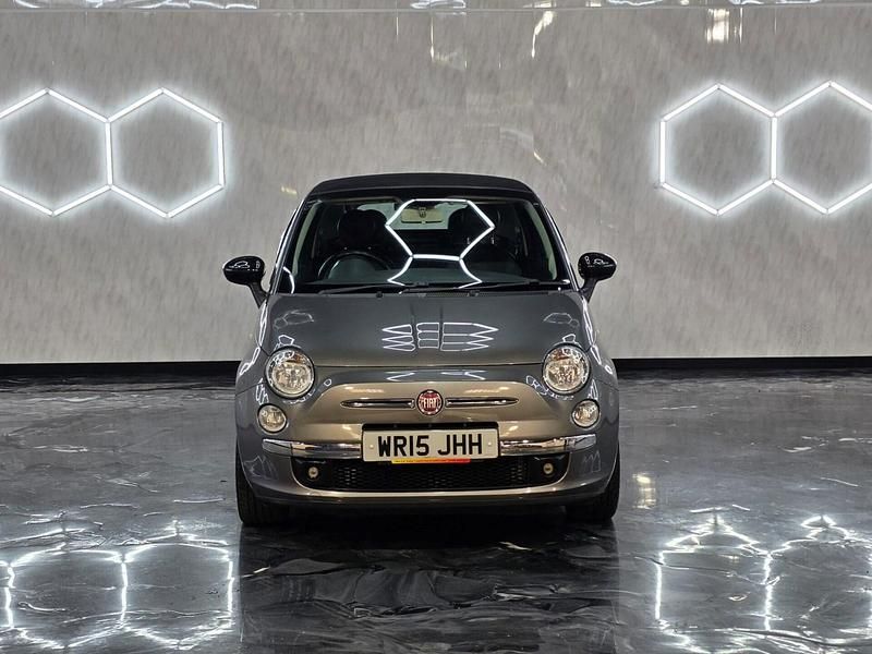 Used Fiat 500 69 HP (50 kW) 2015 Grey Cabriolet