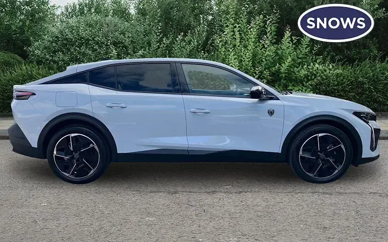 New Peugeot e-408 GT 158 kW (215 HP) 2025 White SUV