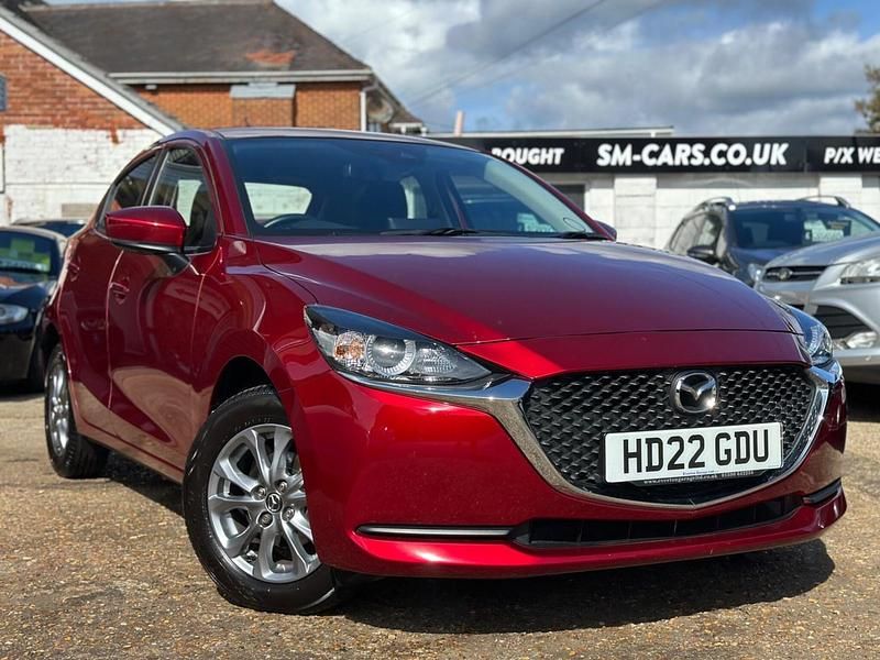 Red Used 2022 Mazda 2 Hatchback | £11,495 (Good price) - Image 1/4