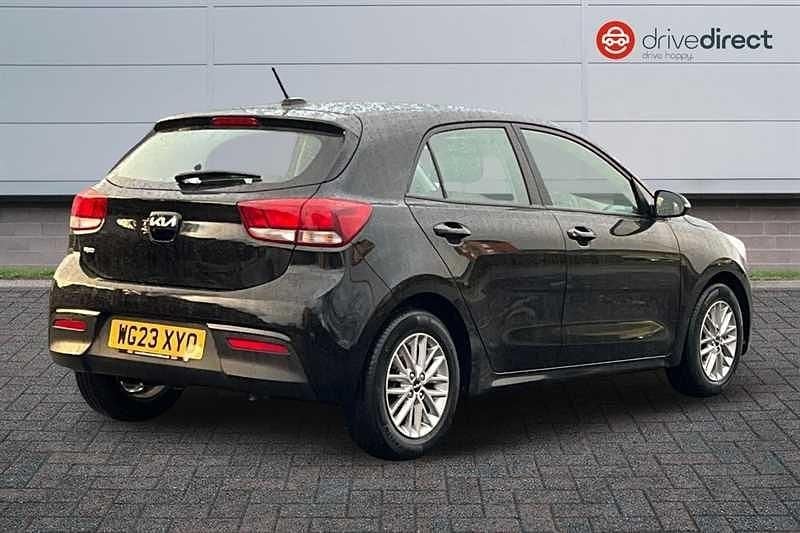 Used Kia Rio 83 HP (61 kW) 2023 Black Hatchback