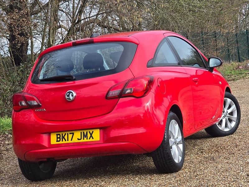 Used Vauxhall Corsa 75 HP (55 kW) 2017 Red Hatchback