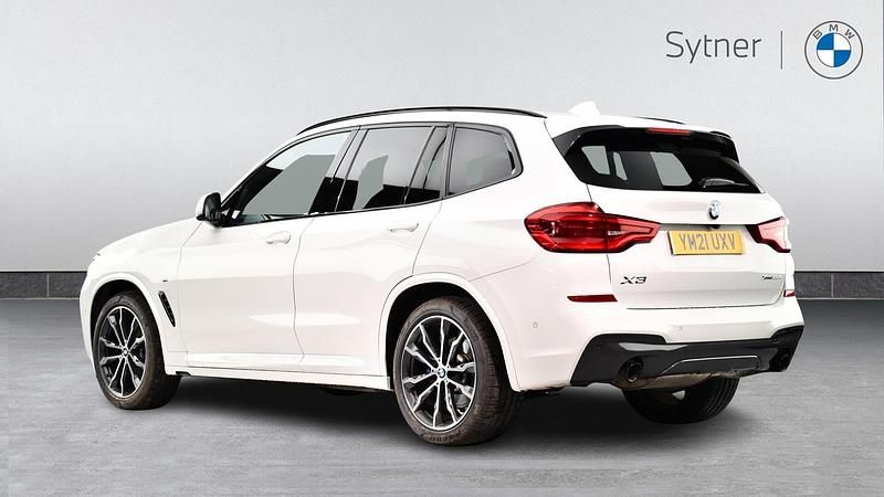 Used BMW X3 M Sport 187 HP (137 kW) 2021 White SUV